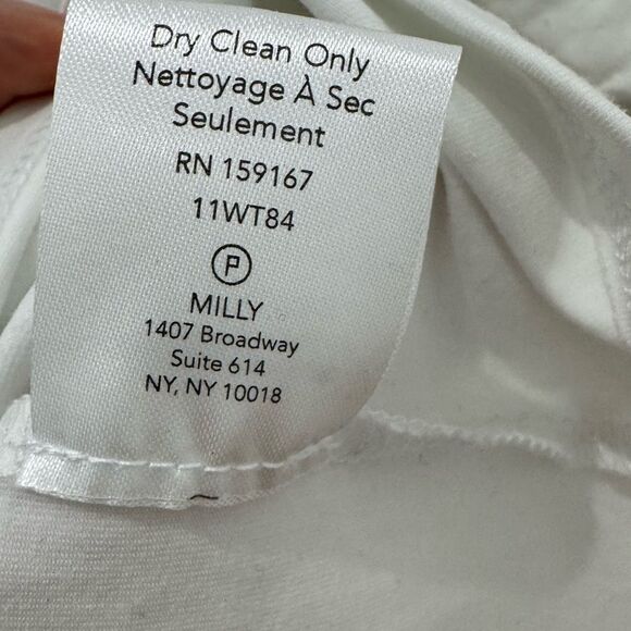 NEW Milly Monica Jersey Poplin Combo Tee - Picture 12 of 13